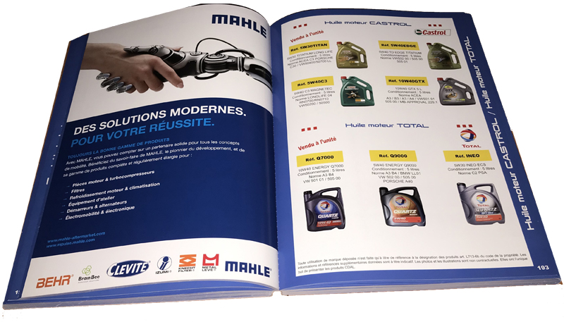 Impression de catalogues